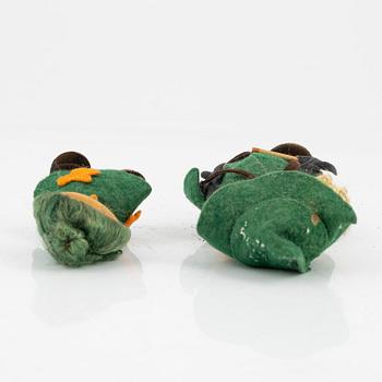 Two Moomin characters from Atelier Fauni, Finland, 1950's/60's.