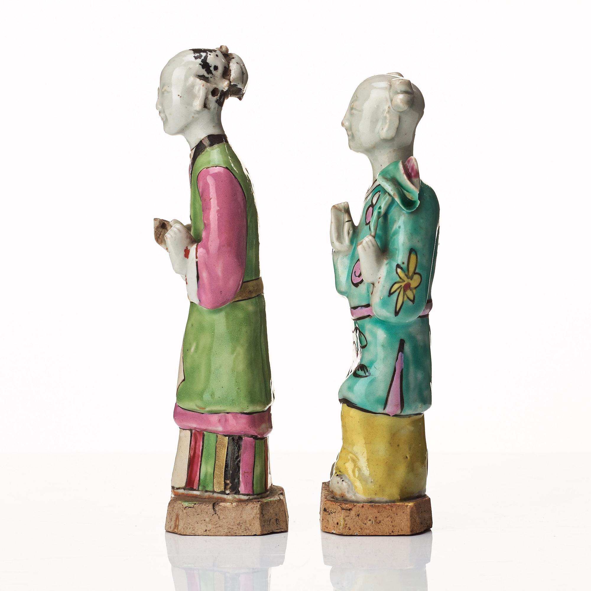 A group of eight immortals on  wooden stand, Qing dynasty, 19th Century.