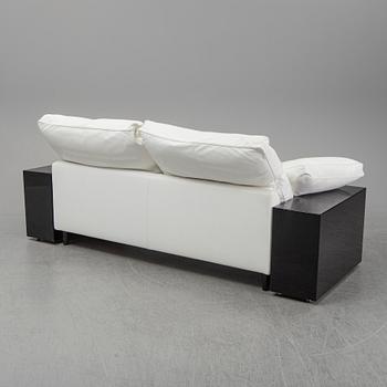Eileen Gray, a white leather 'Lota' sofa, Aram.