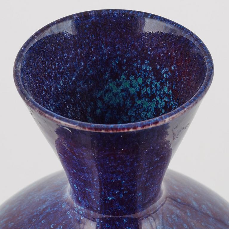 Sven Wejsfelt, a unique stoneware vase, Gustavsberg Studio, Sweden, 1987.