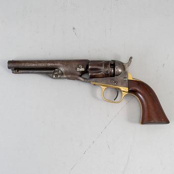 A Colt 1862 Police percussion revolver, manufactured 1863.