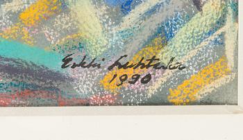 Erkki Luhtala, pastell, signerad och daterad 1990.