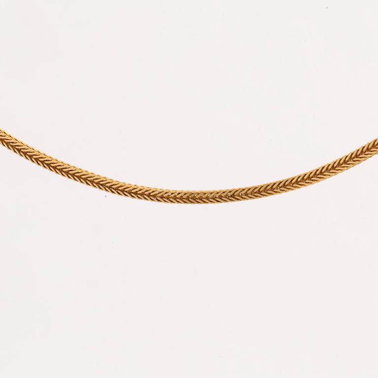 GOLDCHAIN 18K gold, Baleastra, 6,5 g, 38 cm.