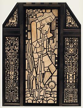 28. Gösta Adrian-Nilsson, Design för kyrkfönster (Design for church window).