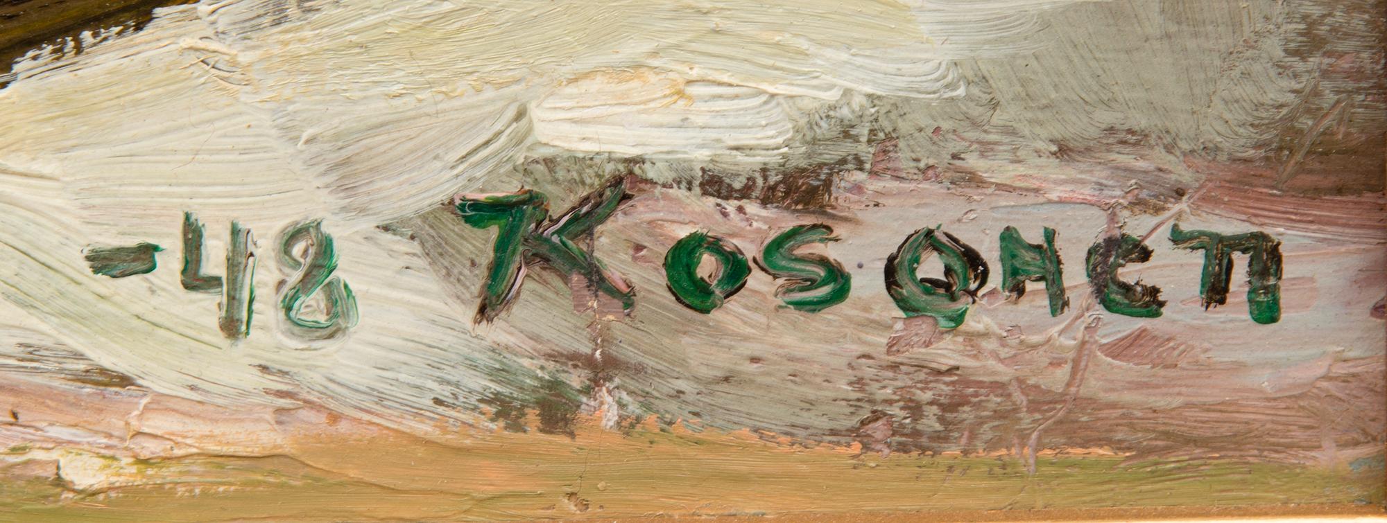 ERKKI KOSONEN, oil on board, signed and dated -48.