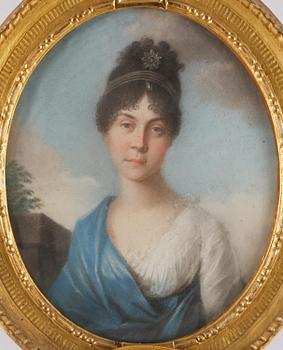 Johann Philipp Bach, attributed, "Frederick of Saxe-Altenburg" (1763-1834) & "Charlotte Georgina of Mecklenburg-Strelitz" (1785-1818).