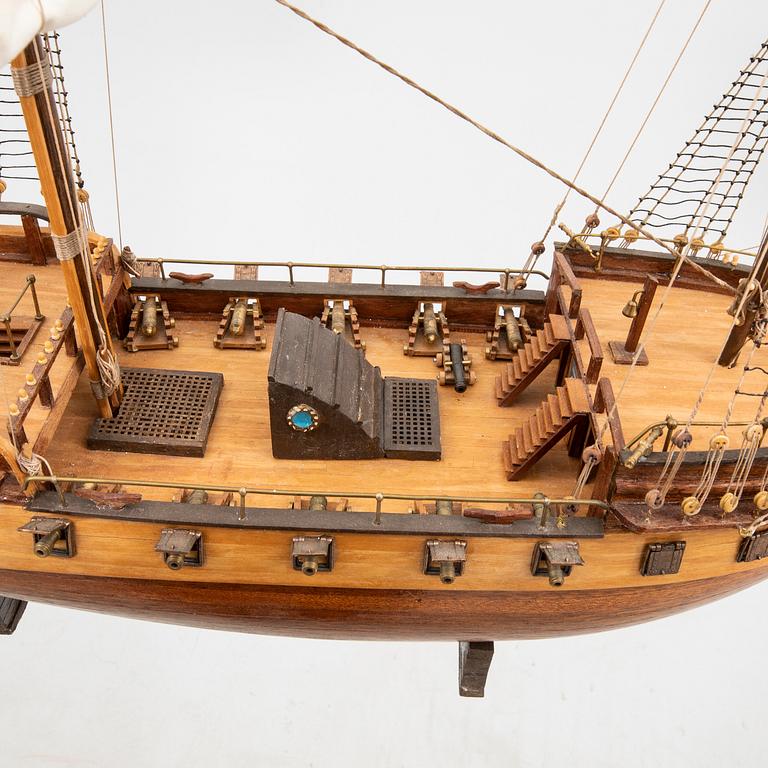 Modellbåt  "Pandora" 1900-talets senare del.
