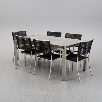 Bord med stolar 6 st, Kila Möbler, 2000-tal.