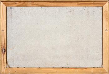 Primus Mortimer Pettersson, olja på pannå, signerad.