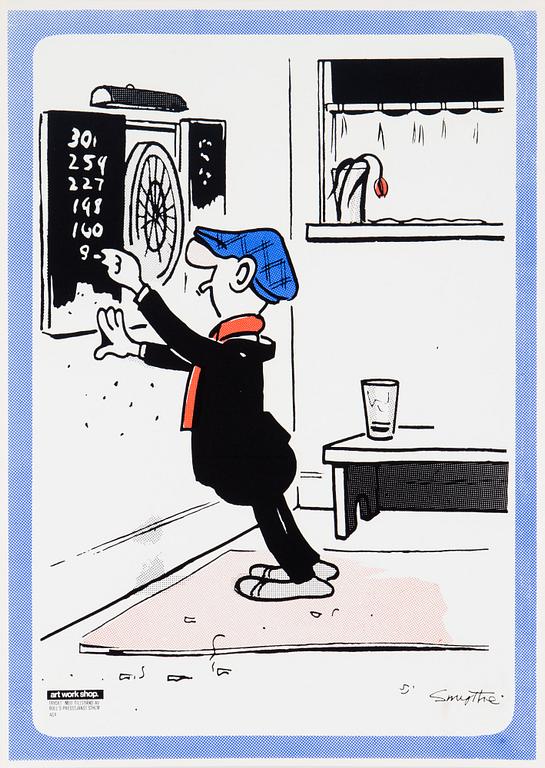 AFFISCHER, 5 stycken, "Tuffa Viktor", Bulls Presstjänst, Stockholm, 1960-tal.