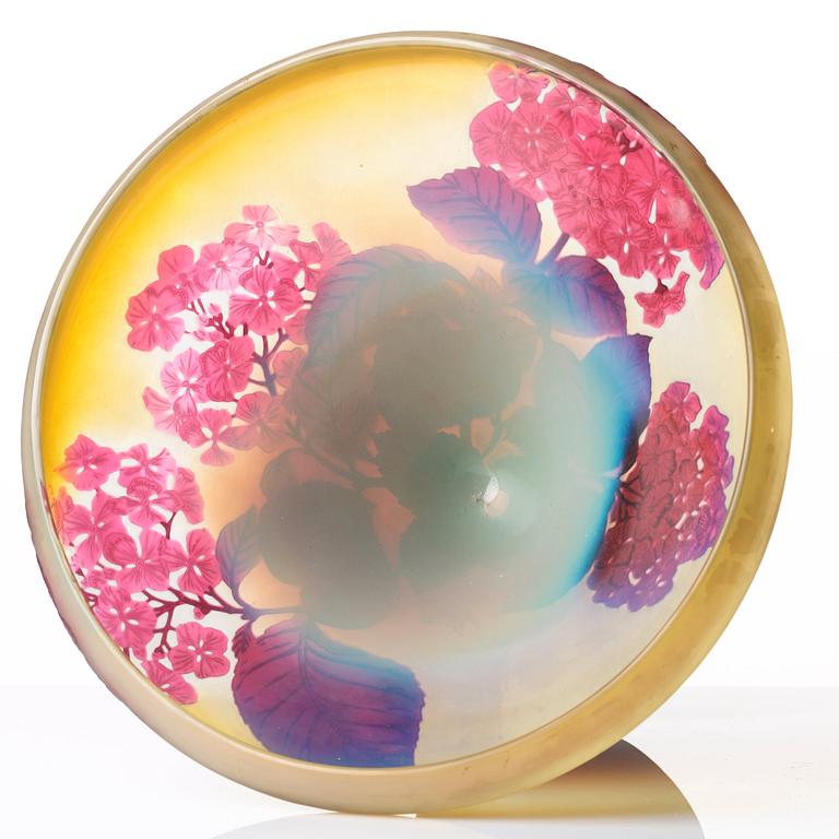 Emile Gallé, an Art Nouveau cameo glass vase, Nancy, France.