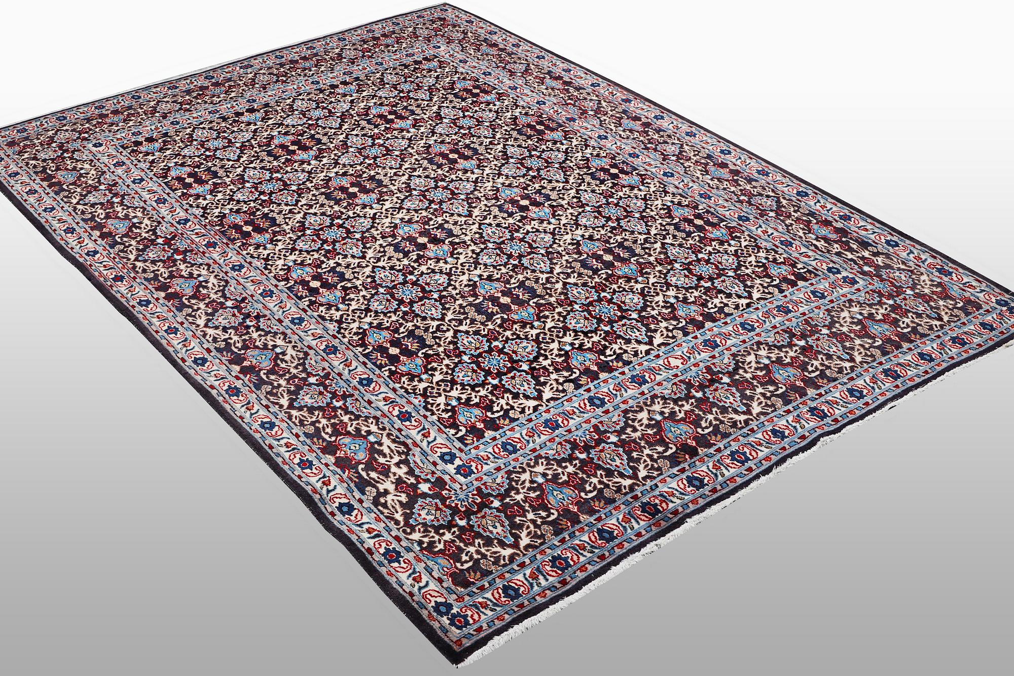 A carpet, Moud, ca 286 x 200 cm.