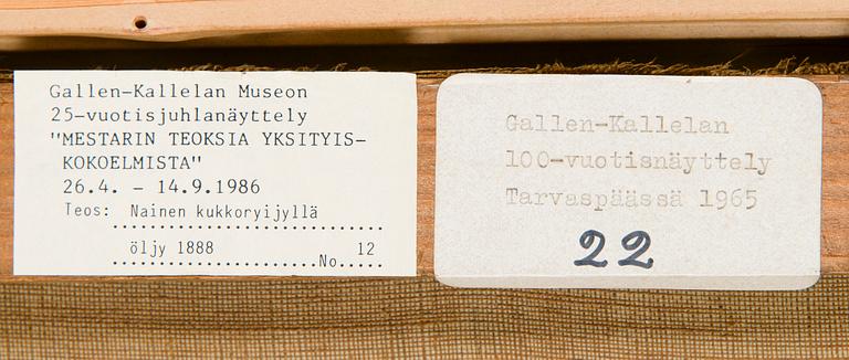 Akseli Gallen-Kallela, Kvinna på Rya.