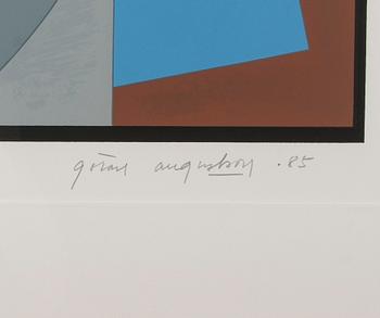 GÖRAN AUGUSTSON, serigrafi, signerad, daterad -85 och numrerad 52/100.