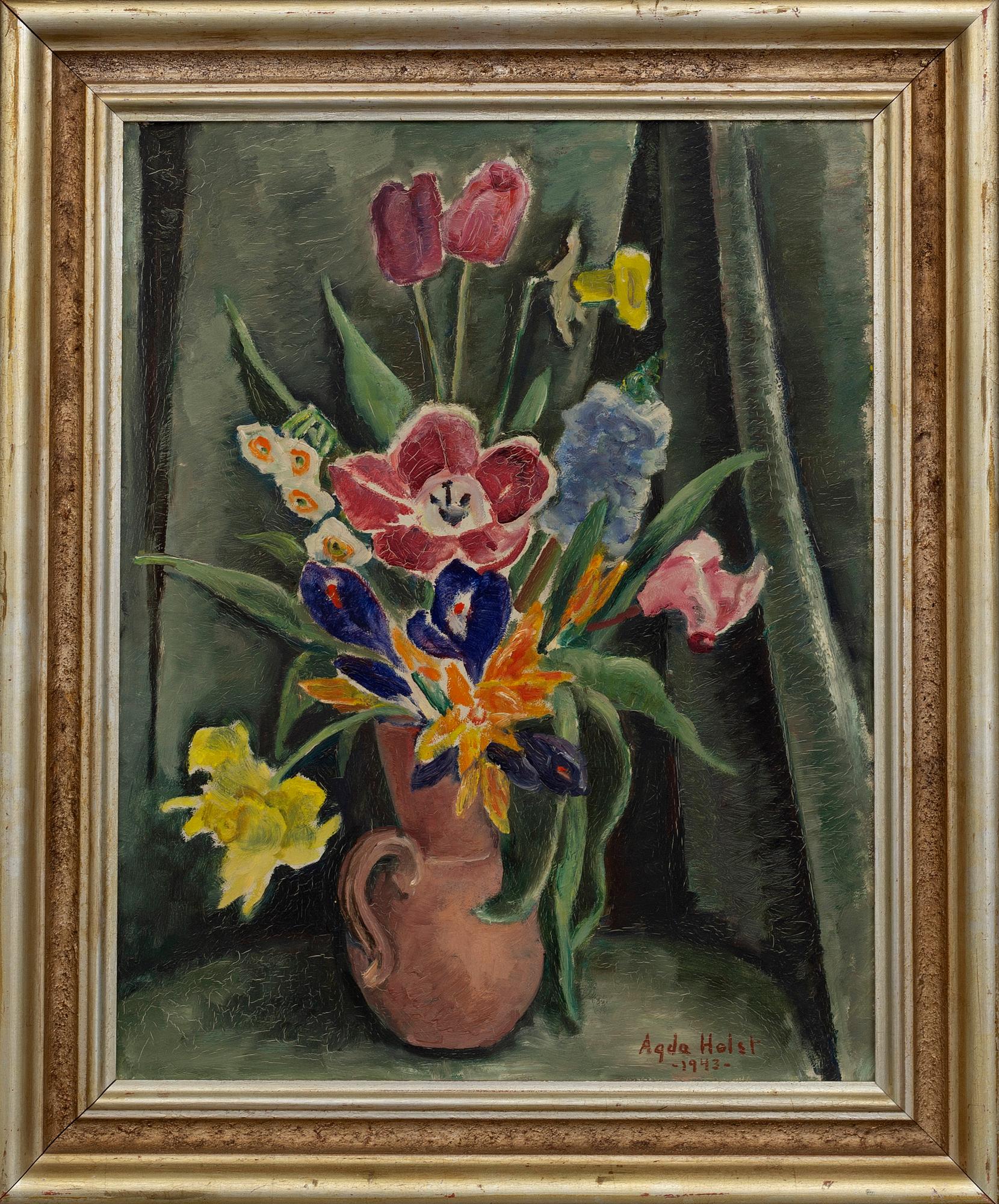 AGDA HOLST, a signed and dated oil on board.