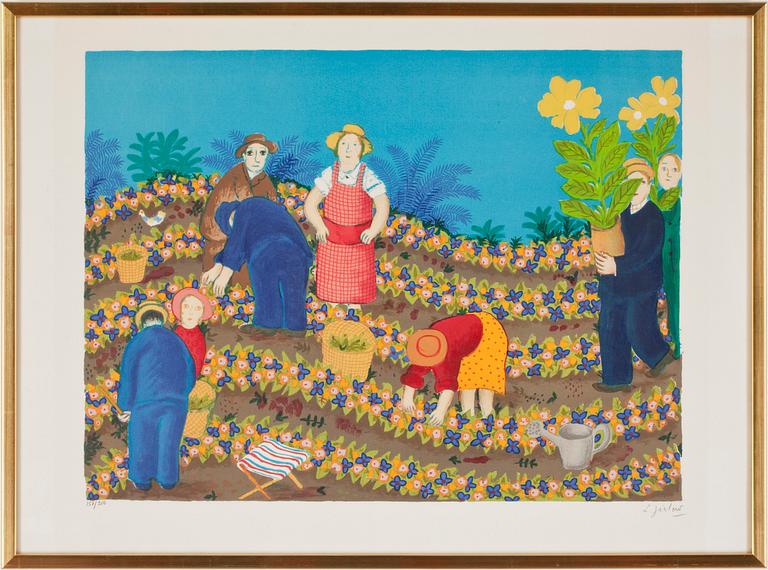 LENNART JIRLOW, färglitografi, signerad och numrerad 157/310.