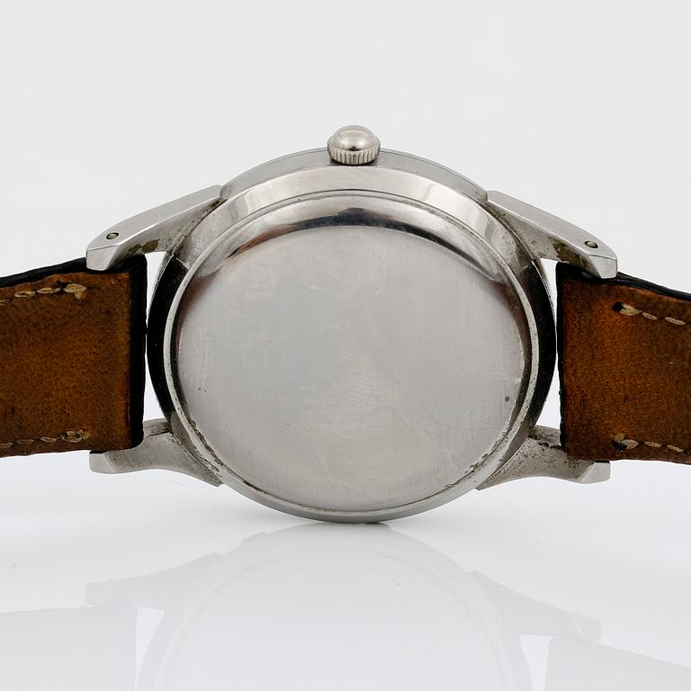 ARMBANDSUR, stål, Movado, Calendomatic, automatic, 1950-tal.