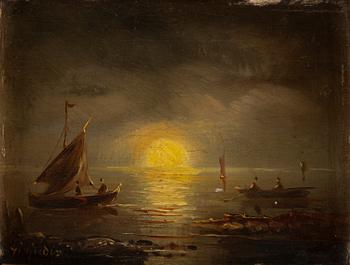 HENRIETTE HERMINIE GUDIN, oil on panel, signed.