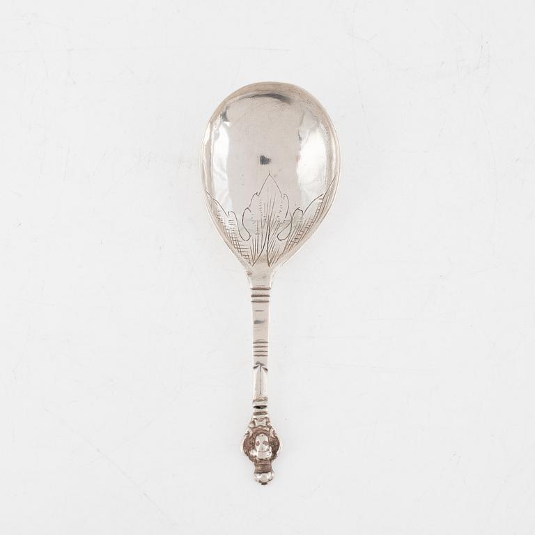 An 18th Century Silver Spoon, likely Sweden.