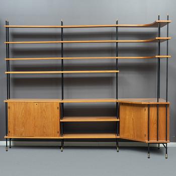 Bookcase/Shelving system, "Prydno" Bröderna Gustafsson, 1960s.
