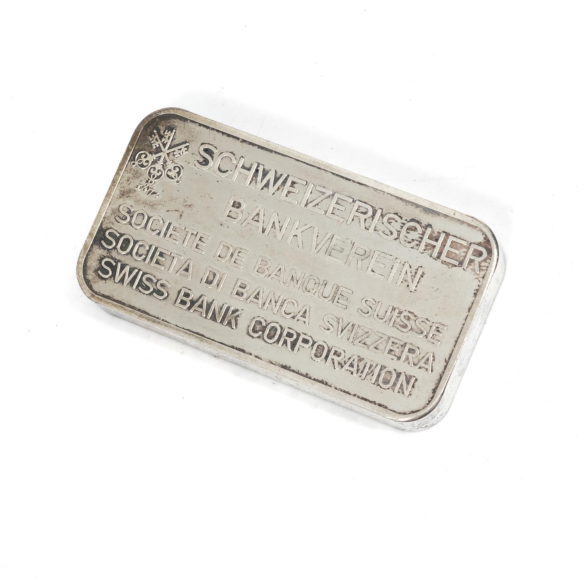 Silvertacka, 100 gram, silverhalt 999, Schweiz.