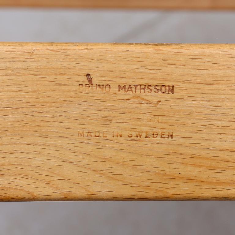 FÅTÖLJER, 1 par, "Eva hög", Bruno Mathsson, för Firma Karl Mathsson, Värnamo, 1900-talets andra hälft.