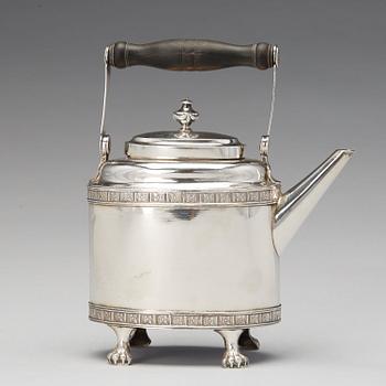 A Swedish Gustavian silver tea-pot, mark of Magnus Ljungqvist, Kristianstad 1796.