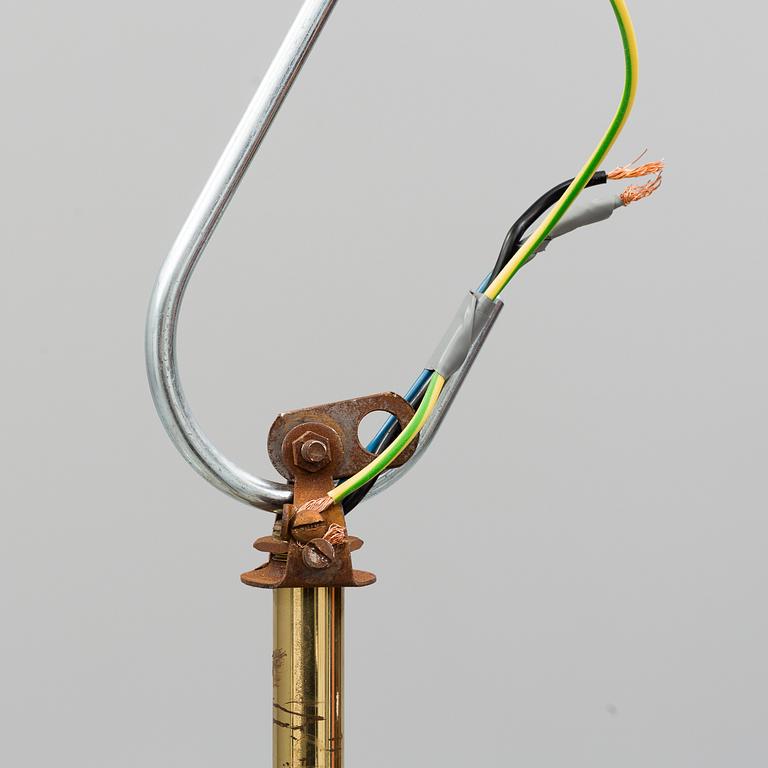 A brass ceiling light, Ott international, Germany, second half of the 20th century.