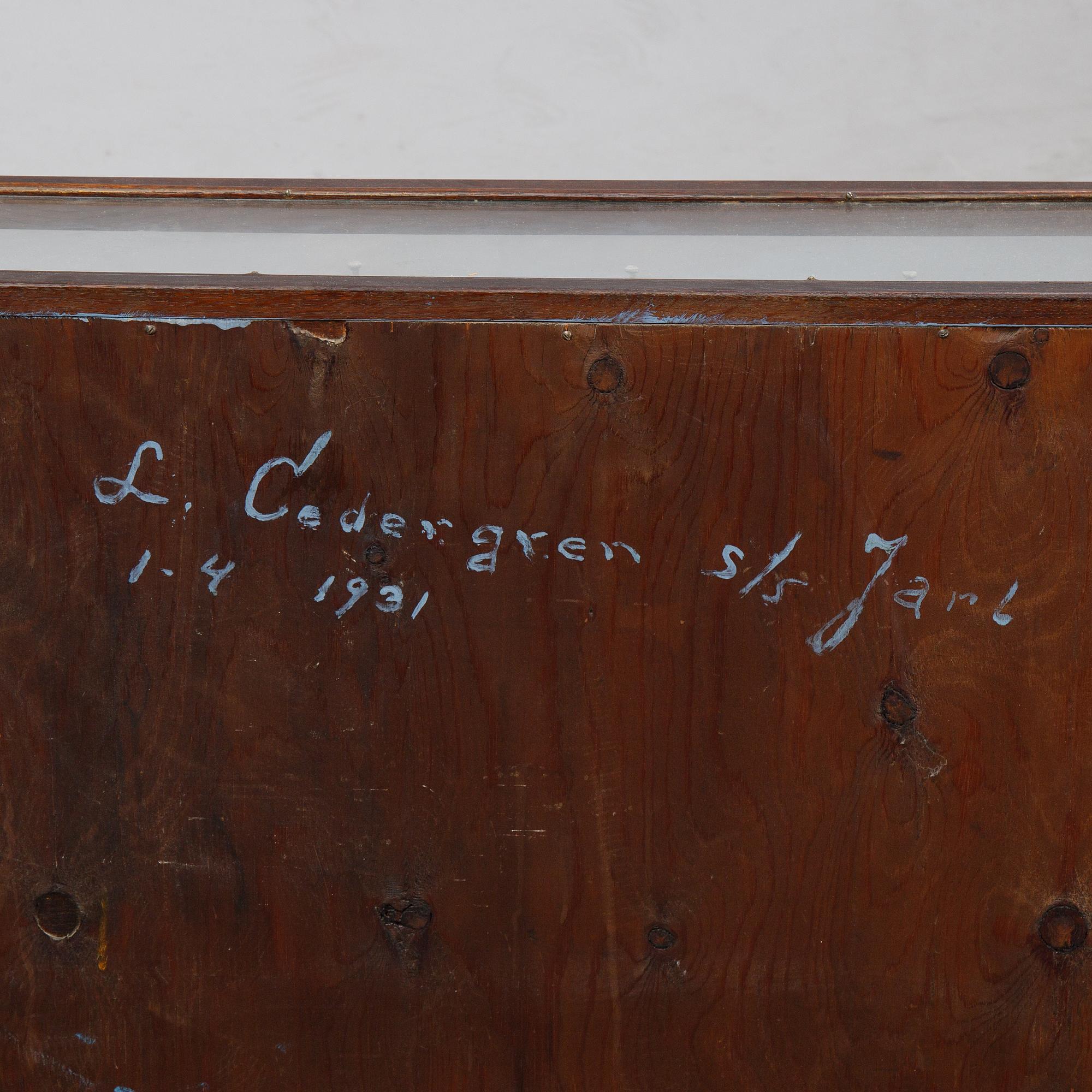 A ship model, S7S Jarl, 1931.