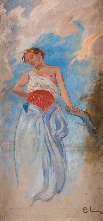 Carl Larsson, Stående kvinna.