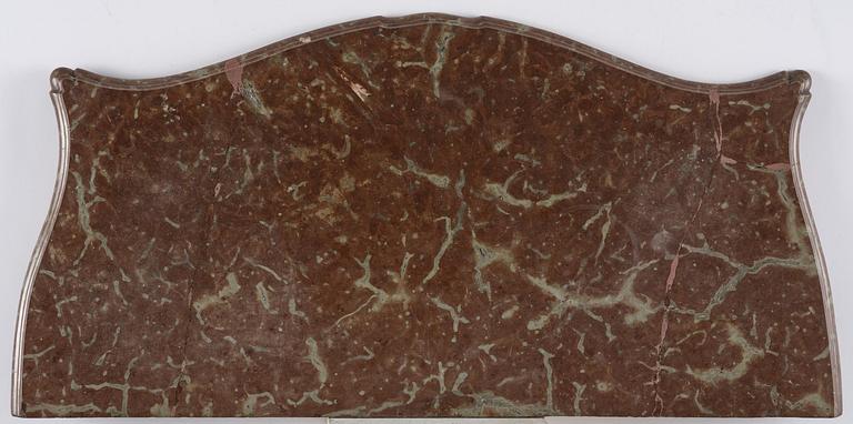 A parquetry and ormolu mounted rococo commode attributed to C. Tietze (master in Stockholm 1764.91).