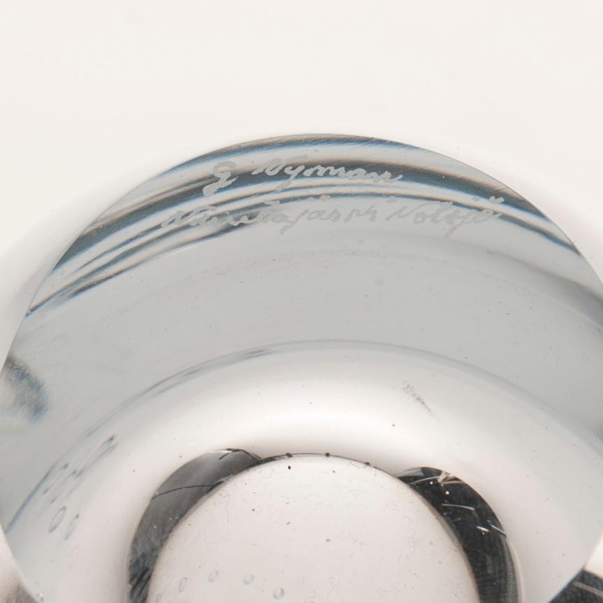 VAS, glas, "Pärlbandet", signerad G Nyman Nuutajärvi Notsjö, 1980-tal.
