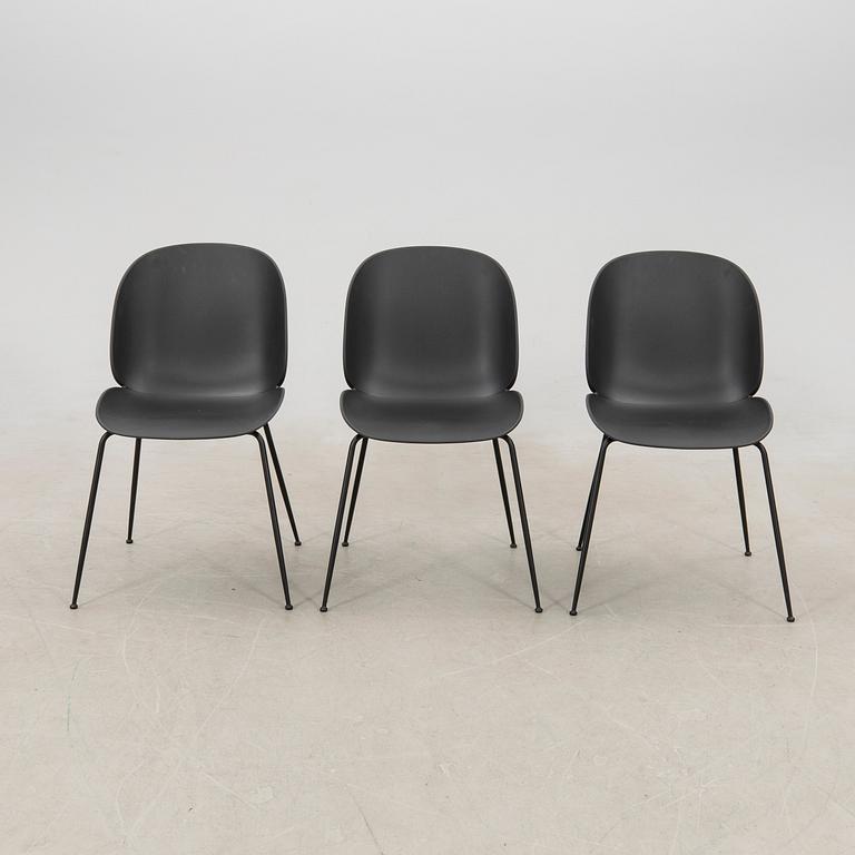 GamFratesi, chairs 6 pcs, "Beetle Dining Chair" for Gubi. Denmark 21st century.