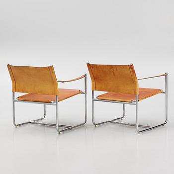 Karin Mobring,  a pair of armchairs, "Amiral", IKEA, 1970s.