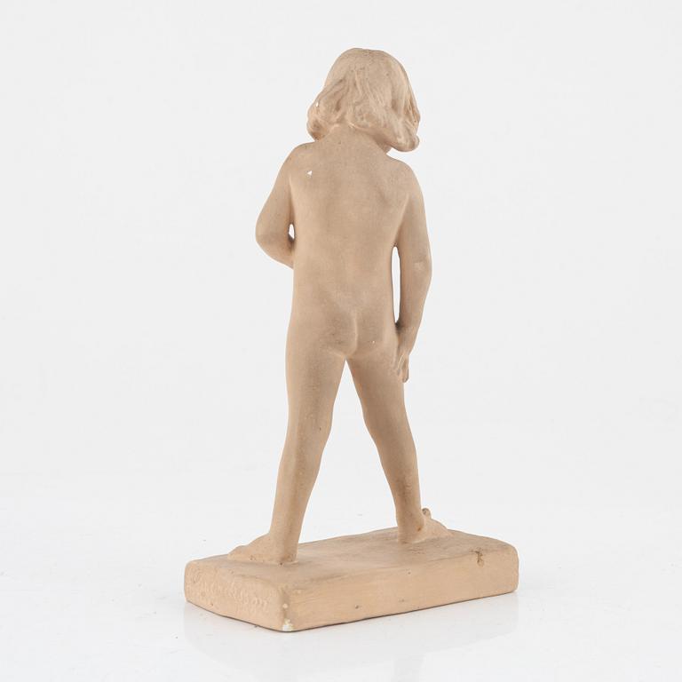 Christian Eriksson, a plaster sculpture, signed.
