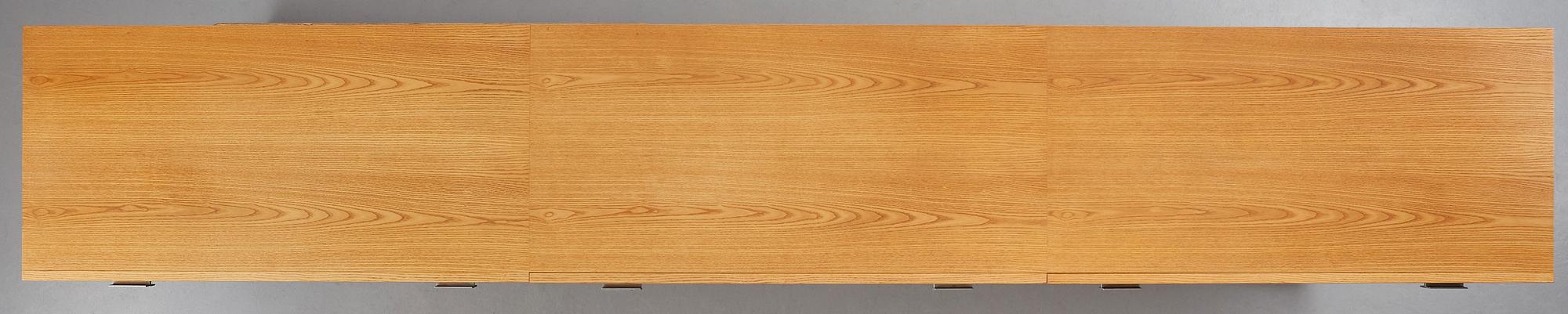 Preben Fabricius & Jørgen Kastholm, attributed to, a large sideboard, presumably executed by cabinetmaker Poul Bachmann, Denmark 1966–1970.
