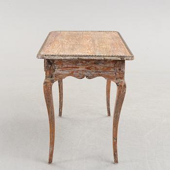 An 18th century rococo table.