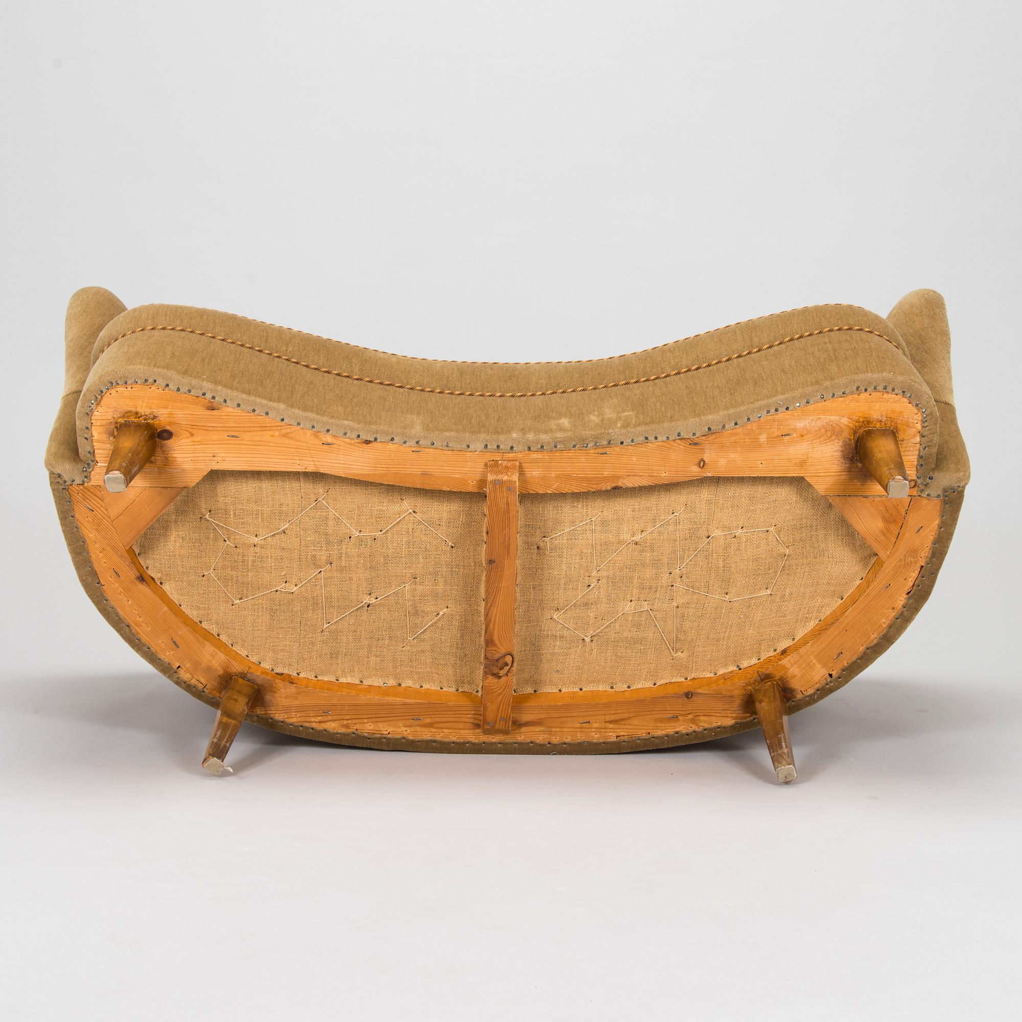 A mid-20th century sofa.