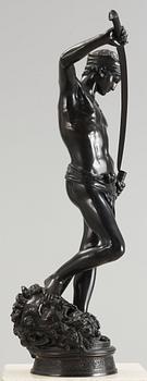 Jean Antonin Marius Mercié, "David vainqueur" (= The winner David).