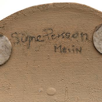 Signe Persson-Melin, a stoneware jardinière, executed in her own studio, Malmö, Sweden probably 1990's.