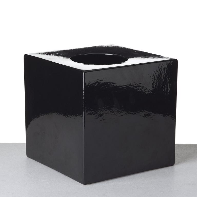 Ettore Sottsass, vas, "Cubic vase model 585", Società Ceramica Toscanadi Figline, Italien, 1962.