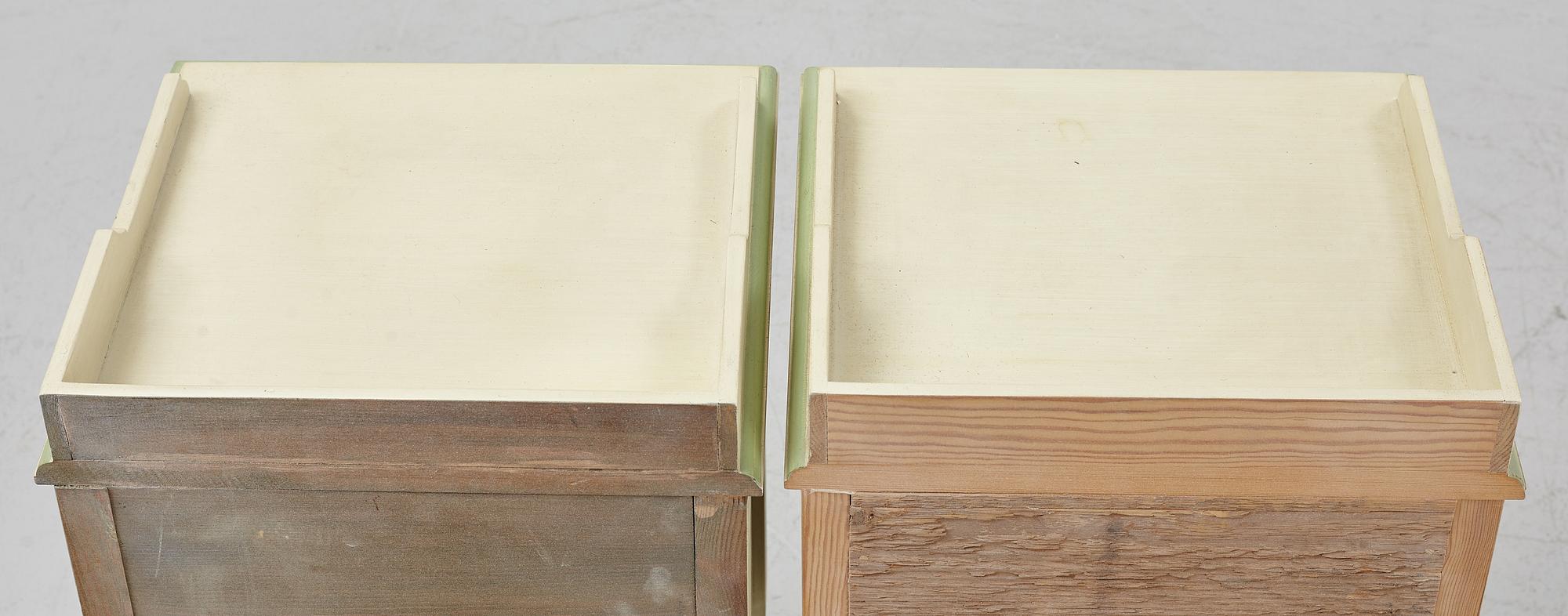 Sovrumsmöblemang, 4 delar, gustaviansk stil, sent 1900-tal.