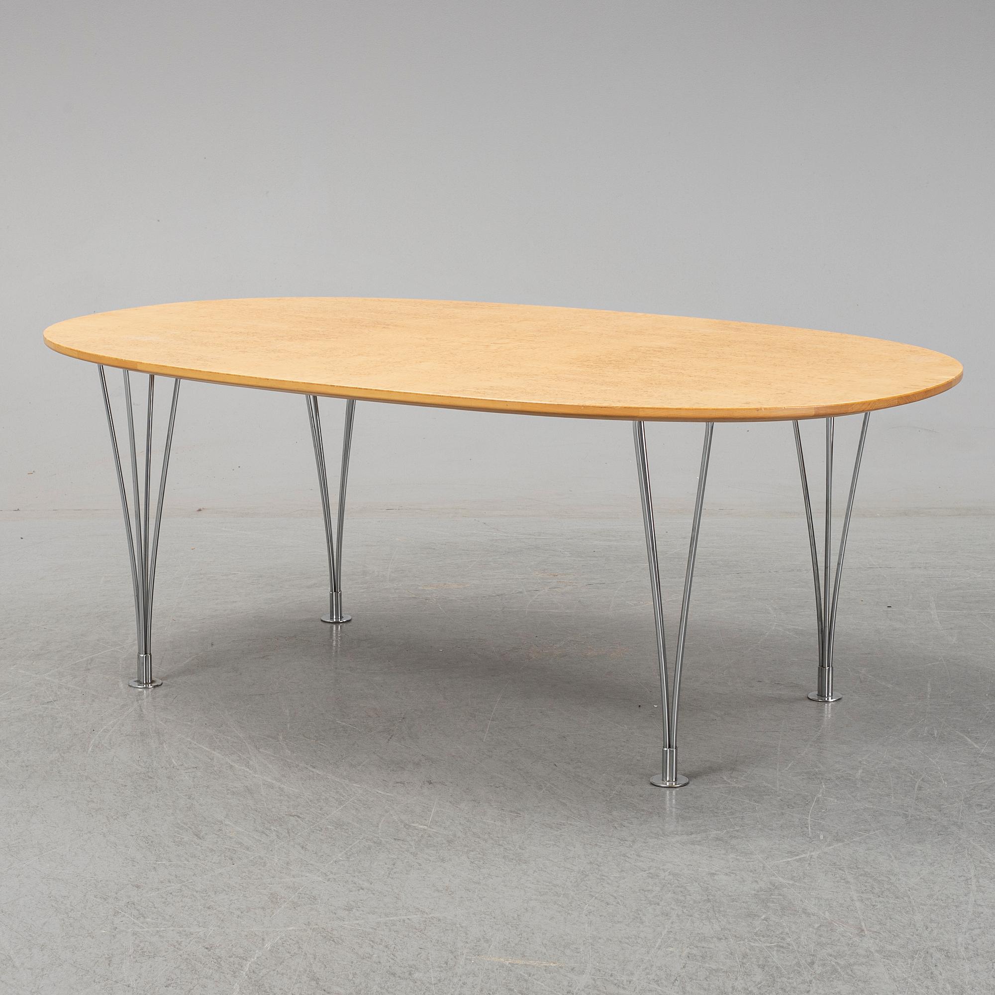 BRUNO MATHSSON and PIET HEIN, an "Ellips" lounge table.