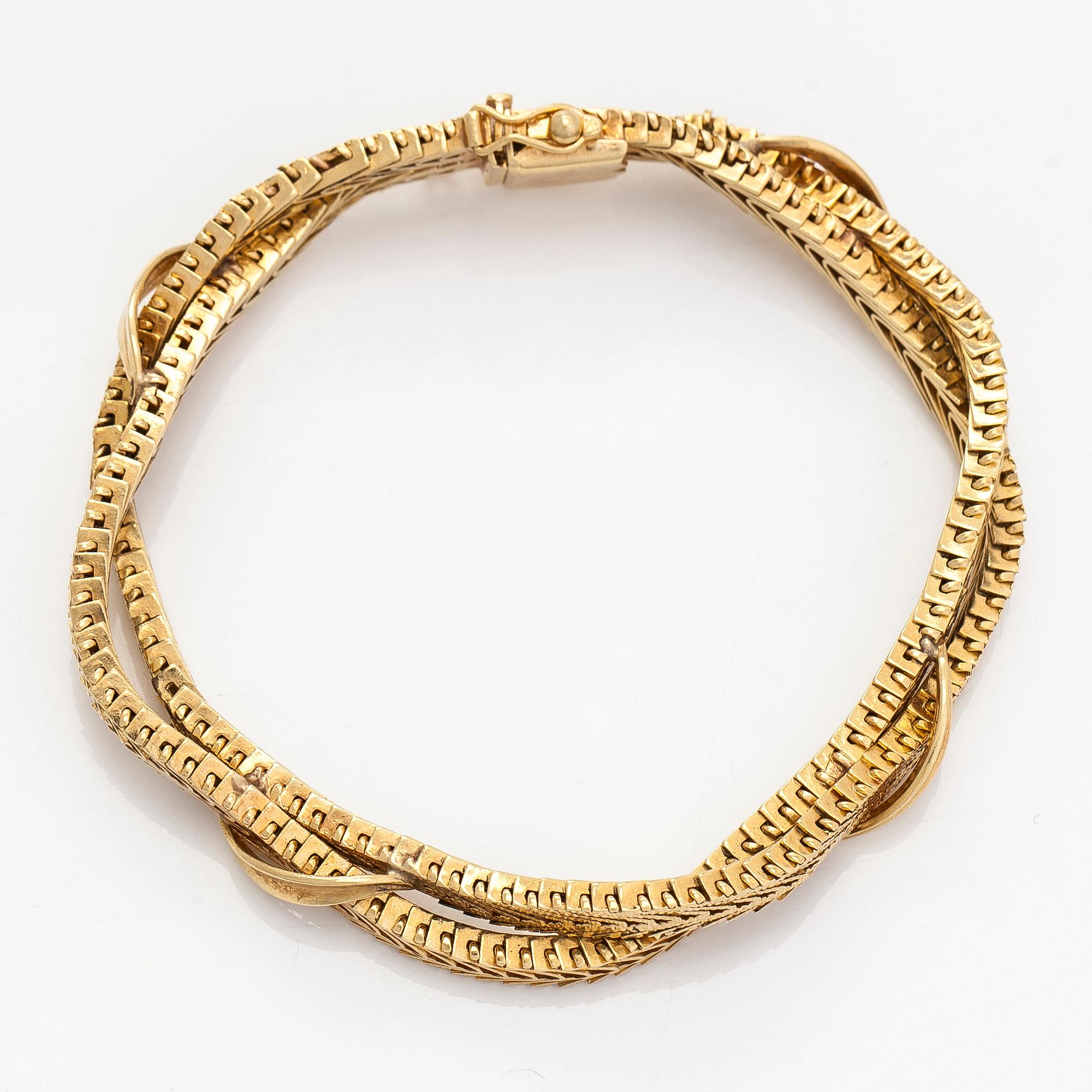 Armband, 17K guld.