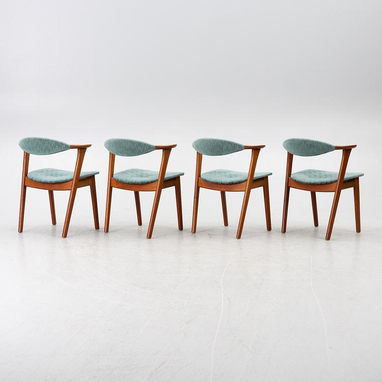 Erik Kirkegaard, chairs, set of 4, Høng Stolefabrik, Denmark, 1960s.