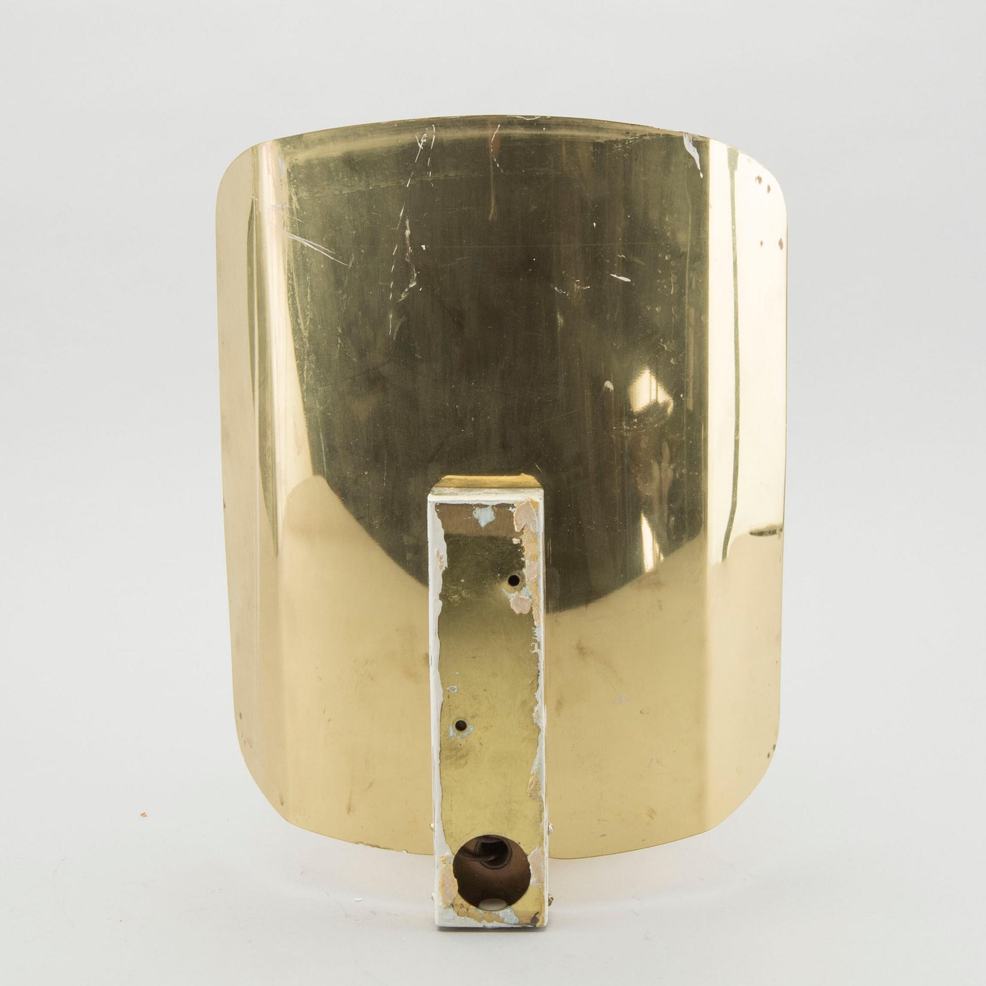 HANS-AGNE JAKOBSSON, a brass wall light 1960-70's.