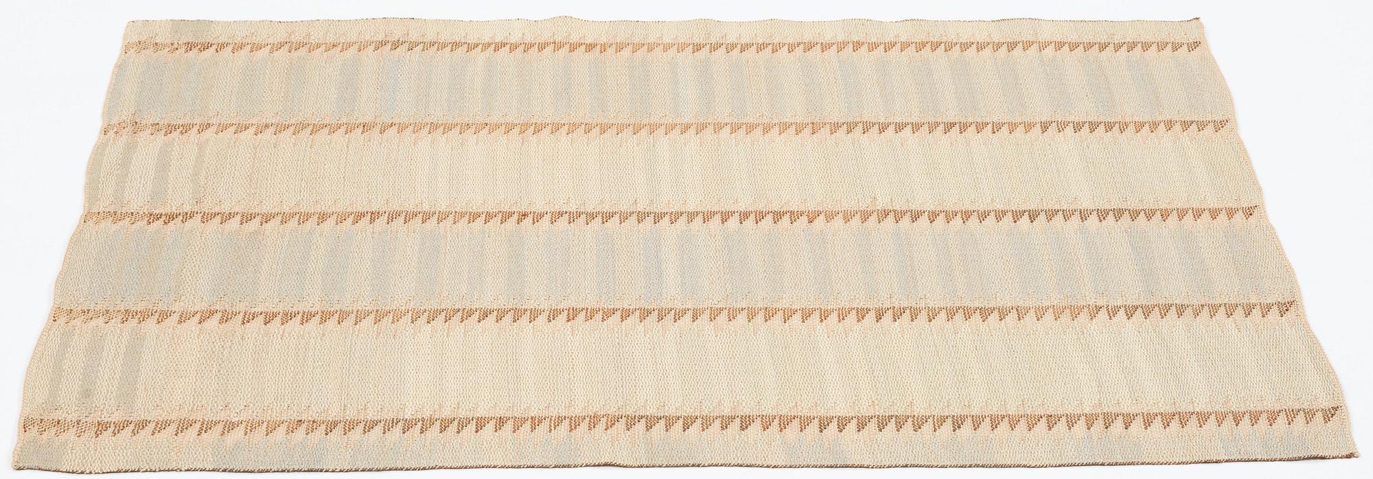 Barbro Nilsson, a textile, "Guldsågen", flat weave, ca 108,5-110 x 72-73 cm, unsigned.