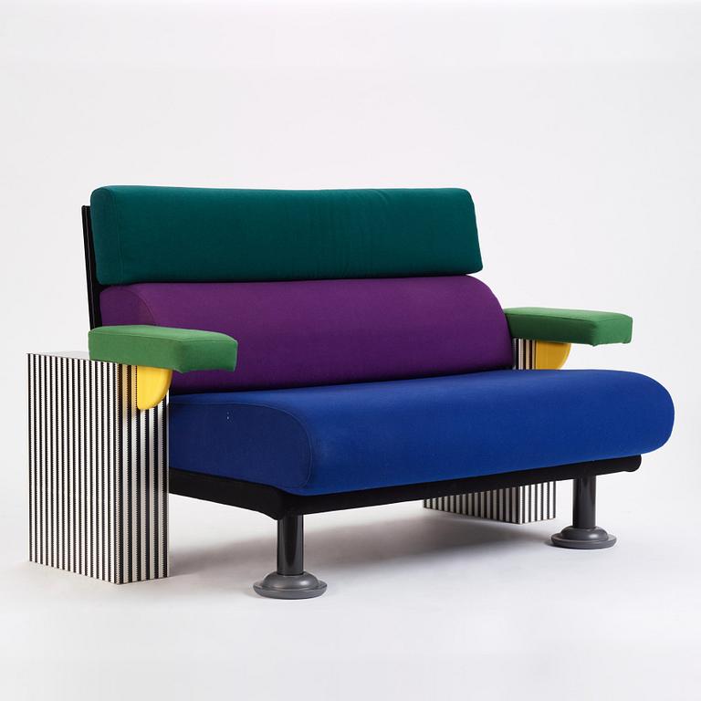 Michele De Lucchi, a "Lido" sofa, Memphis, Italy, post 1982.