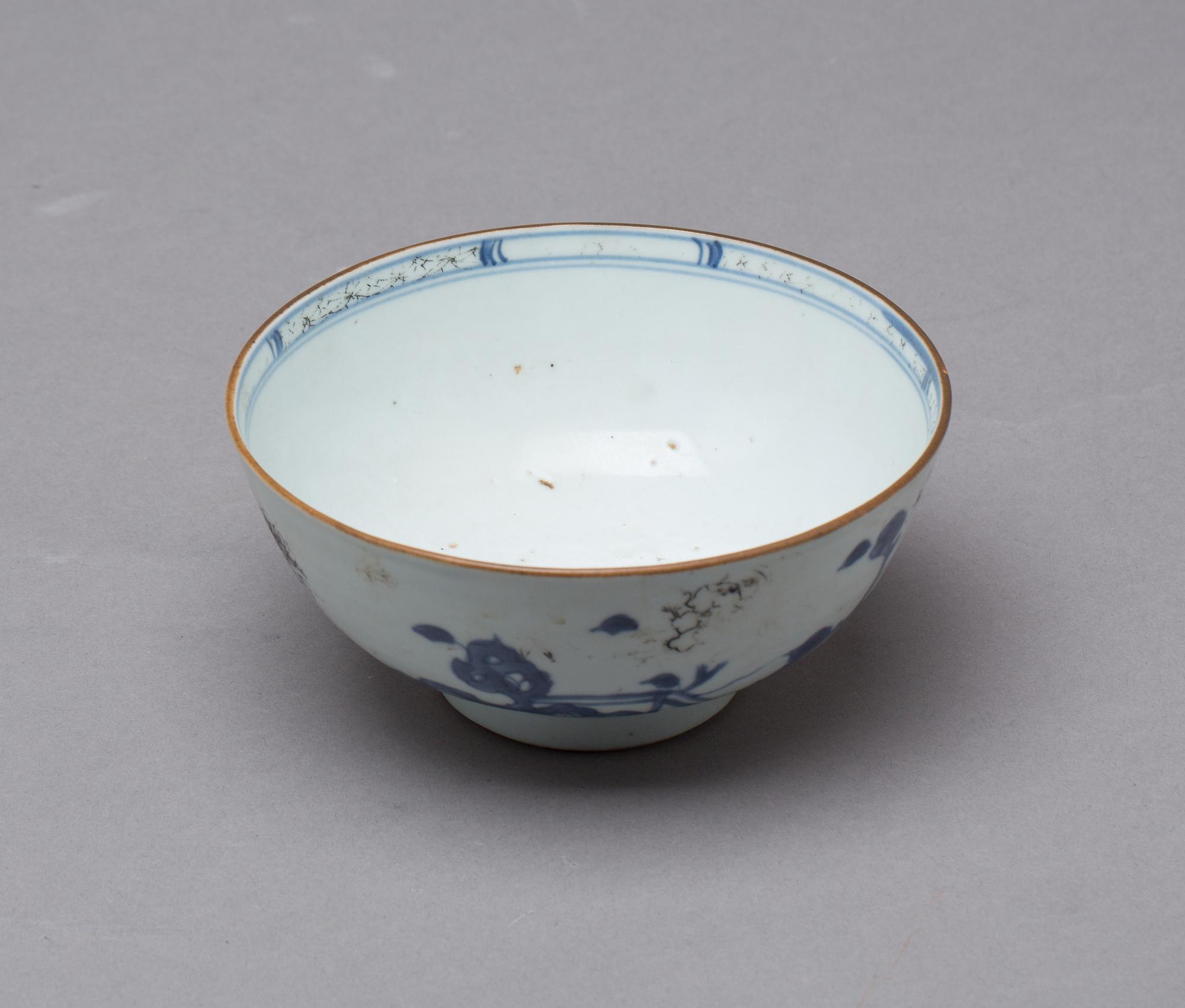 SKÅL, kompaniporslin. Kina, Qianlong dynastin, ca 1750.