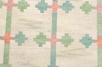 Judith Johansson, a carpet, "Tulpaner" flat weave, ca 265 x 200 cm, signed JJ,